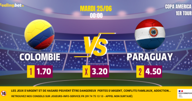 Pronostic Colombie Paraguay