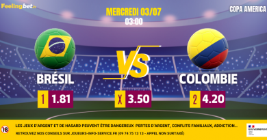 Pronostic Brésil Colombie